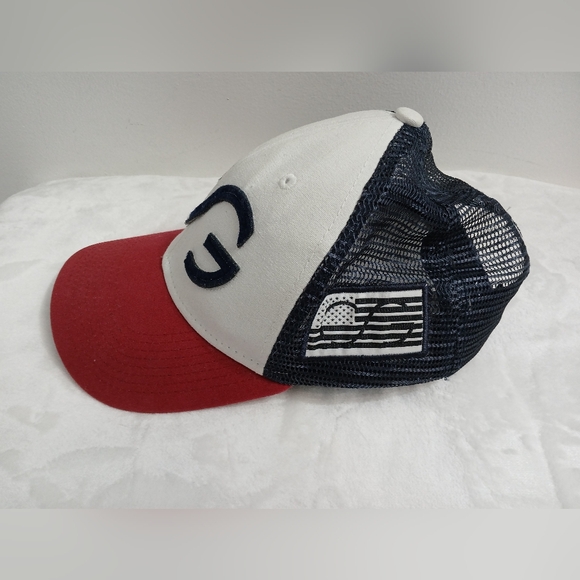 Game GUARD Stylish Red and White Men's Cap - Picture 3 of 8